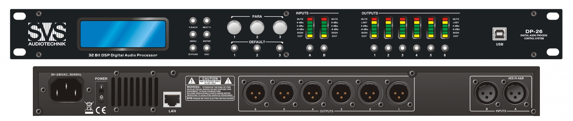 SVS Audiotechnik DP-26 Цифровой процессор: 2 входа 6 выходов в Новом Осколе