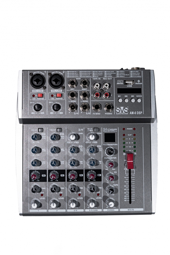 SVS Audiotechnik mixers AM-6 DSP Микшерный пульт аналоговый, 6-канальный SVS Audiotechnik mixers в Новом Осколе