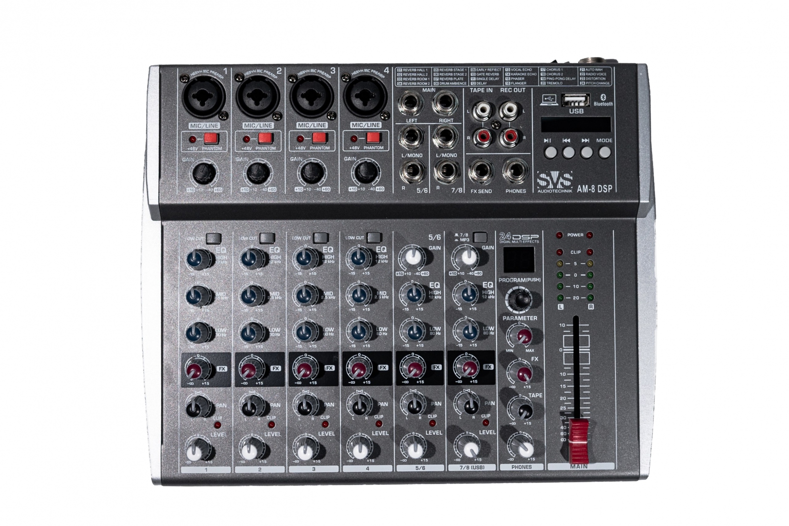 SVS Audiotechnik mixers AM-8 DSP Микшерный пульт аналоговый, 8-канальный в Новом Осколе