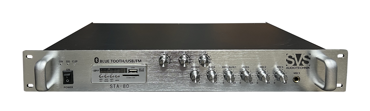 SVS Audiotechnik STA-80 Микшер-усилитель для систем Public Address в Новом Осколе